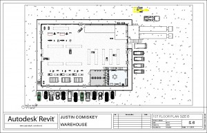 JCWarehouse - Sheet - S-6 - 1ST FLOOR PLAN SIZE B